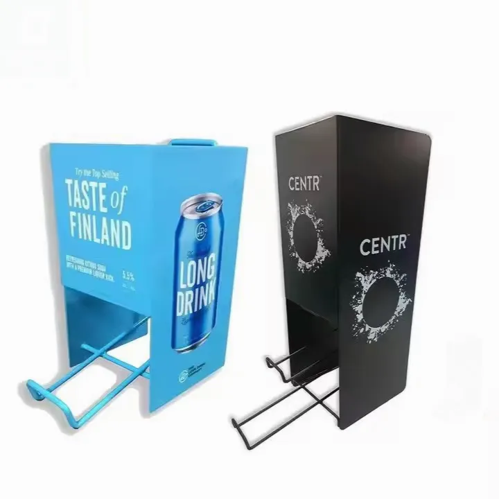 Counter Gravity Feeding Display Beverage Shelf Automatic Rack